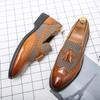 2025 New Tassel Business Loafers for Men Toe Slip-On Brown Driving Shoes Men Dress Shoes Fashion Wedding Moccasins Free Shipping