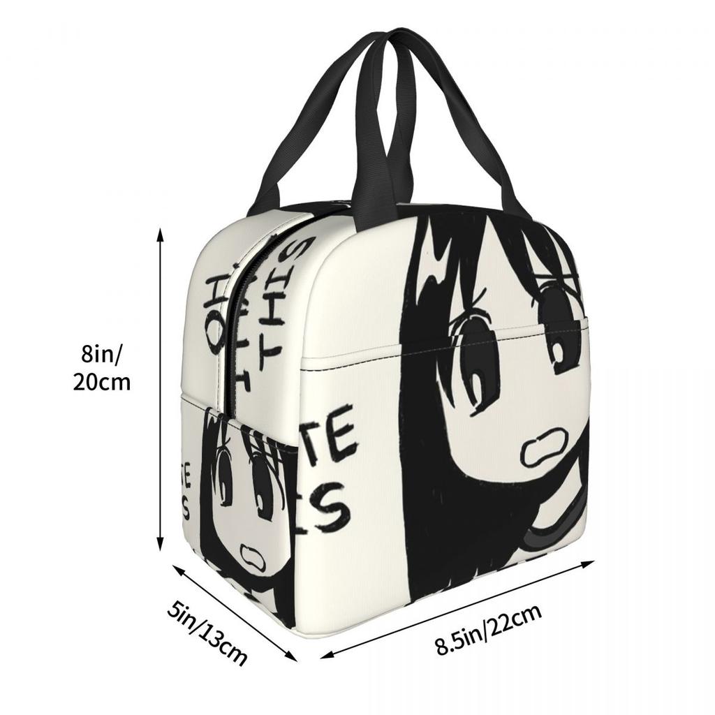 Аниме Azumanga Daioh Осака Аюму Касуга Изолированная сумка-ланчбокс для женщин и детей Портативные контейнеры для еды Термосумка-ланчбокс Тоут