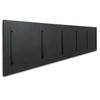 Black Clothes Hanger 25x100cm for jackets