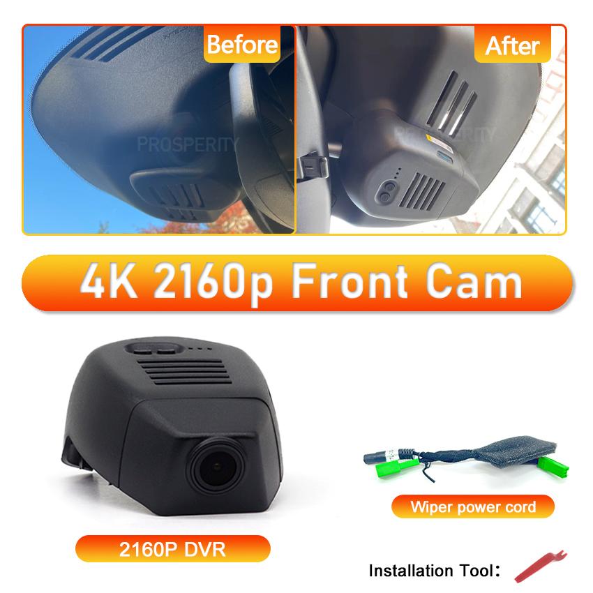 4K 2160P Plug and play Dash Cam For Volvo V60 Cross Country S60 2018~2022 Original Factory Look Easy to Use Car Video Recorder