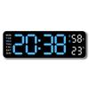 Electronic Clock, Simple Multi-function Clock, Rectangular Large Font Alarm Clock, Hanging or Standing Clock