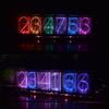 Nixie Tube Clock Acrylic RGB- Digital Clock Various Musical Beat Temperature/Data/Week Display Girlfriend Gift Present