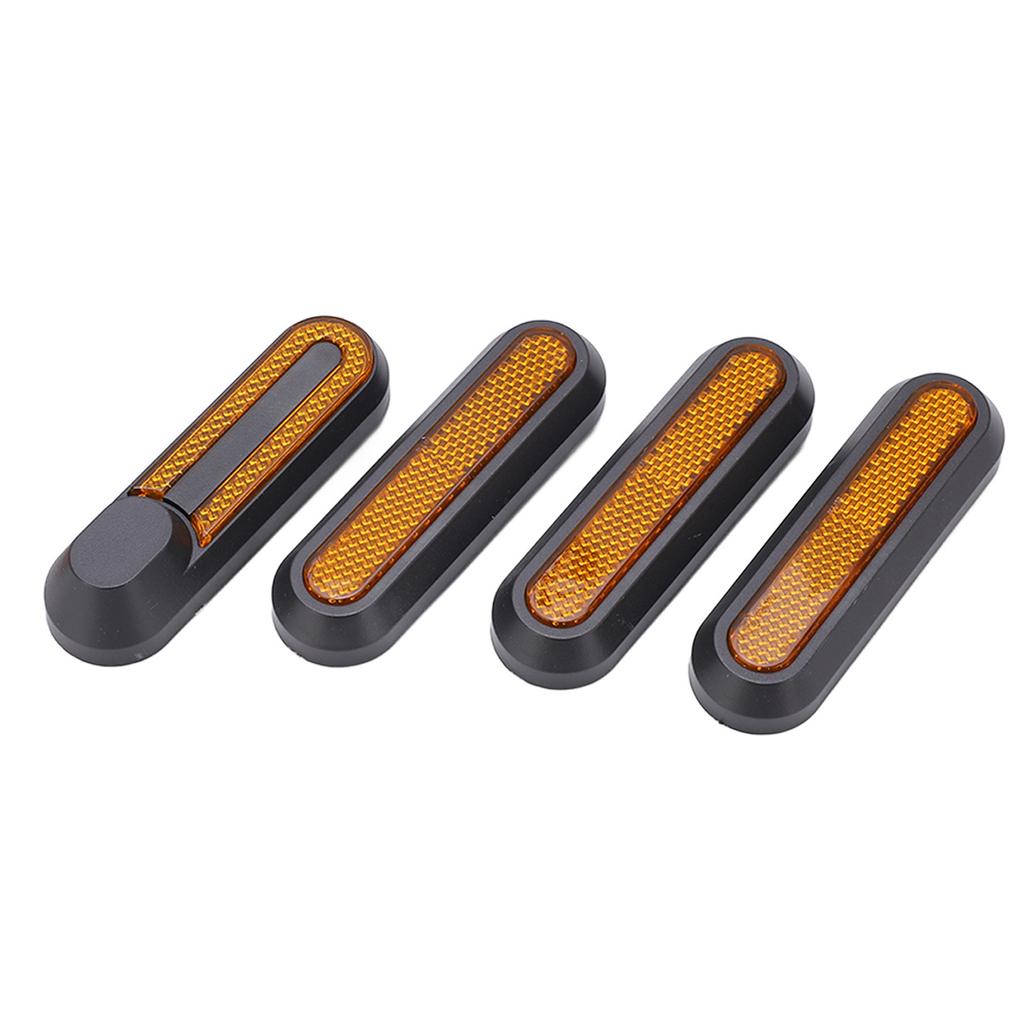 4 шт. Крышки ступиц колес электросамоката Безопасная езда Легкая установка Аксессуары для электросамоката для Xiaomi M365Желтый