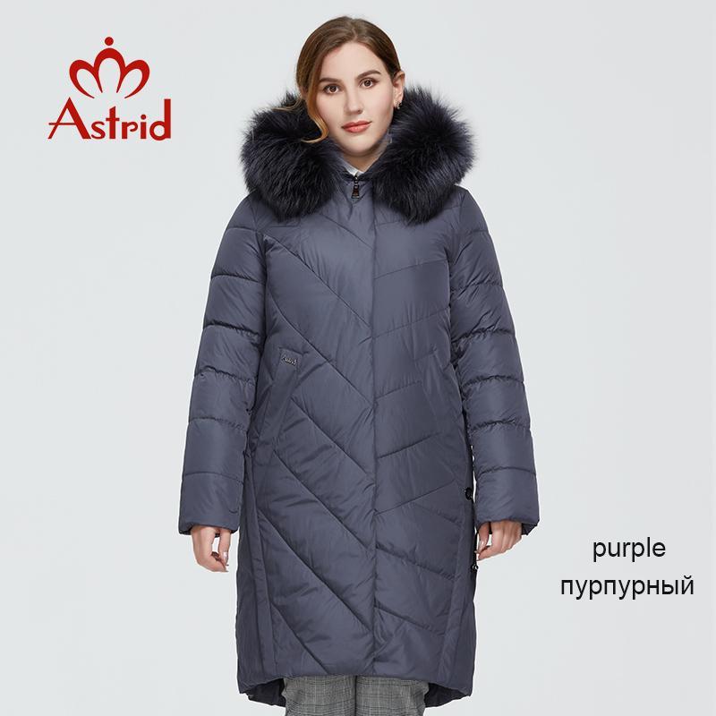 Парка Астрид с капюшоном из лисьего меха, длинное зимнее женское пальто, женская теплая куртка больших размеров, женская одежда из био-пуха, 9172
