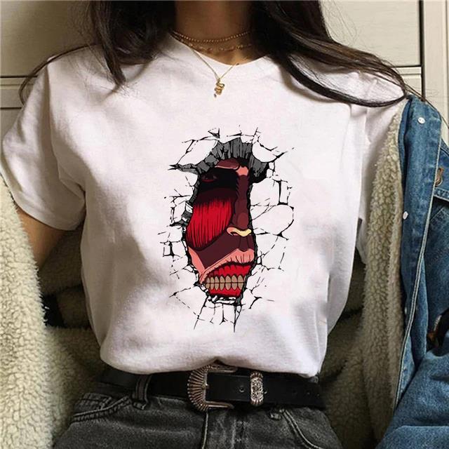 Japanese Anime Attack on Titan Final Season 4 Eren Yeager T Shirt Unisex Women Fashion Casual Short Sleeve Plus Size Unisex T Shirt