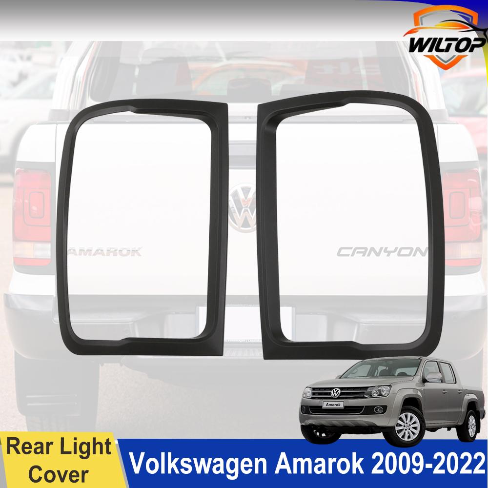 Накладки на фары и задние фонари для Volkswagen Amarok VW 2009-2025 Накладки на передние и задние фары Отделка Матовый черный Автомобильные аксессуары для экстерьера