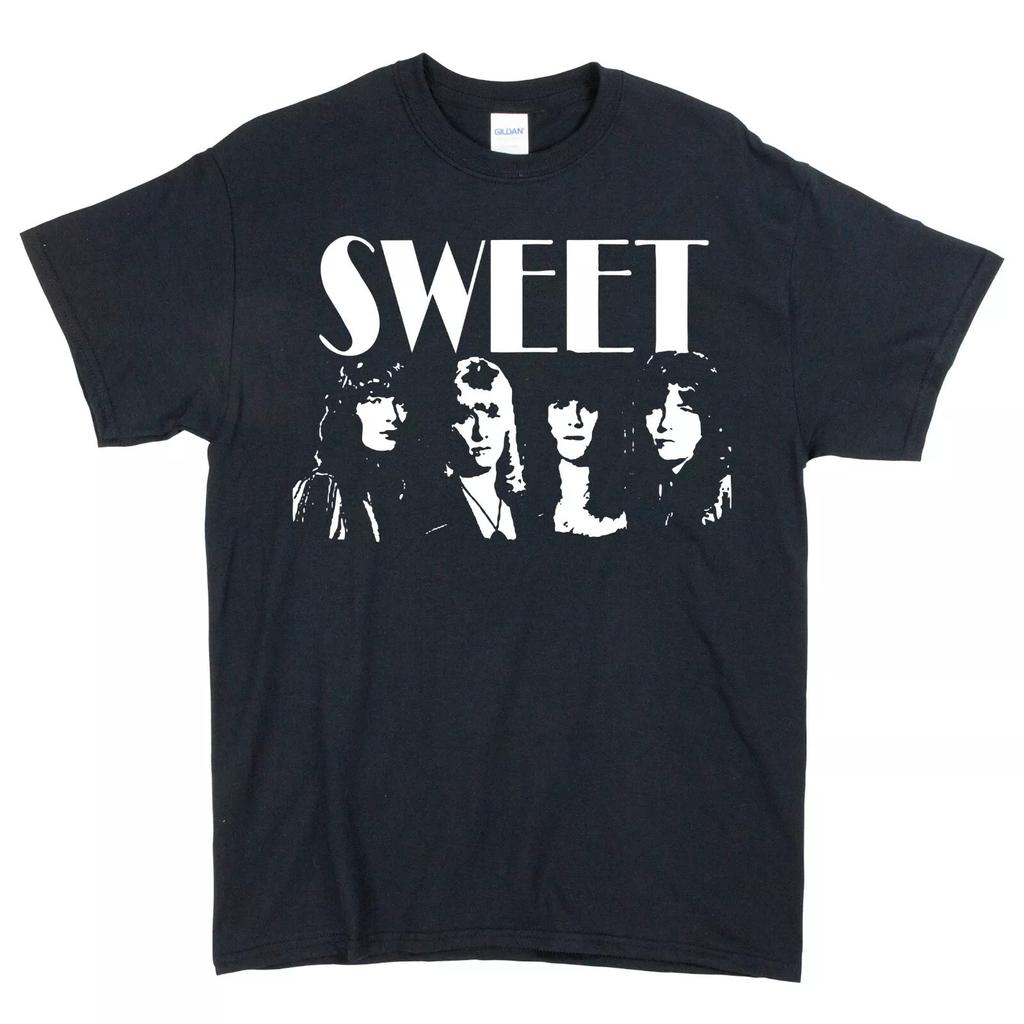 Sweet Band Glam Rock T-shirt, music rock punk retro gothic shirt , Unisex tee