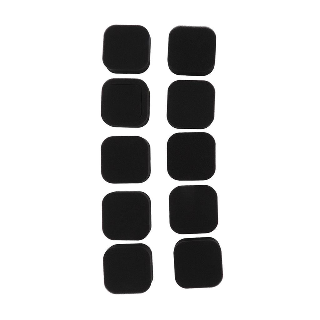 10 Pcs Air Filter for TH23D Para 11010 2530 Black Strimmer Trimmer Replacement Parts