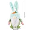 Easter Bunny Gnome Decorations, Cute Rabbit Handmade Easter Gnome Plush Doll Decor, Spring Easter Day Home Table Decor