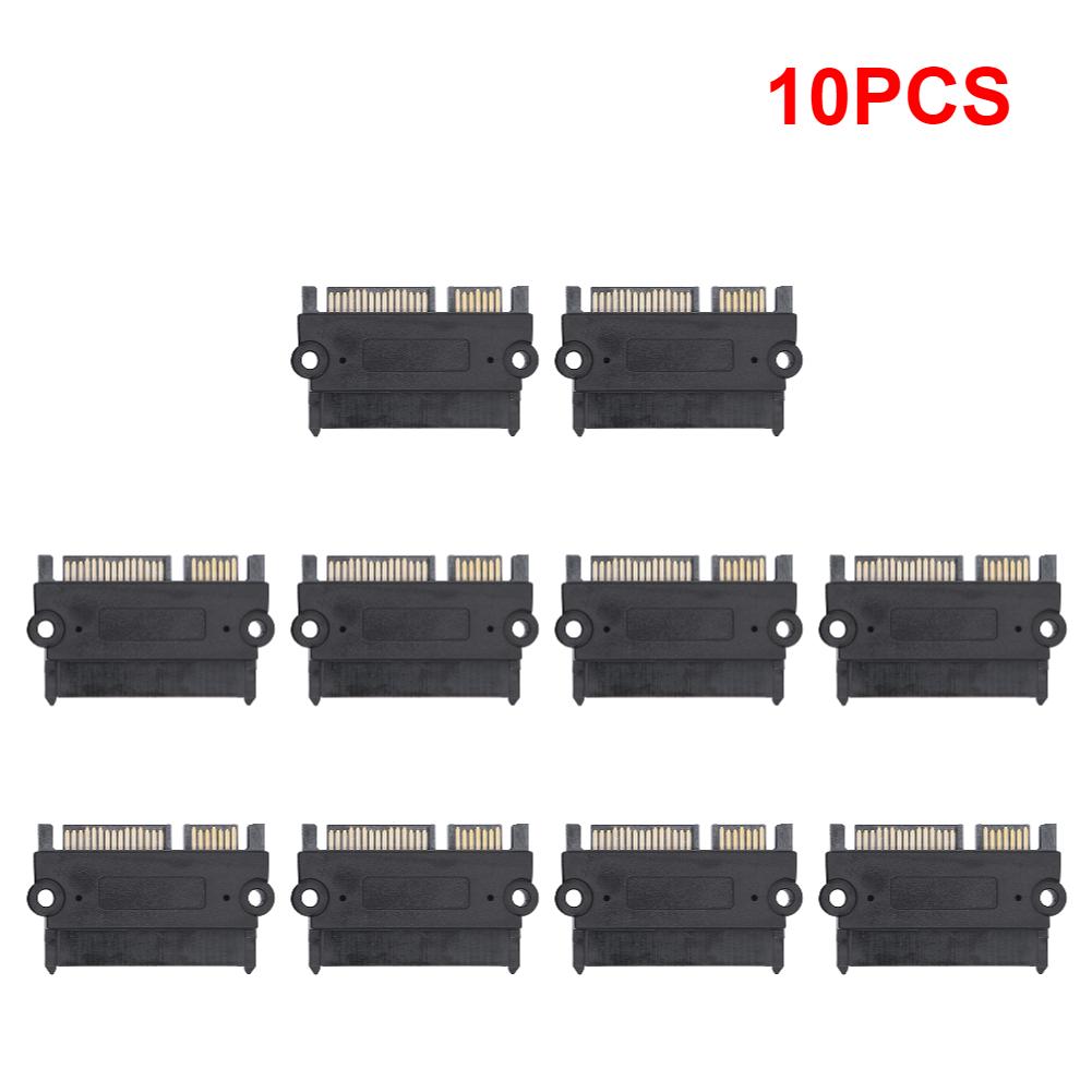 1-20PCS SATA Male To Female Power Data Converter 22Pin 7+15 Male To Female SATA To SATA Converter SATA To SATA Adapter