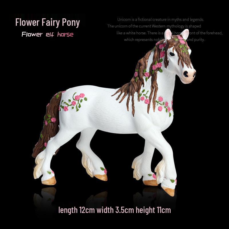 European Pegasus & Unicorn Figurine - Mythical Magic Creature Model