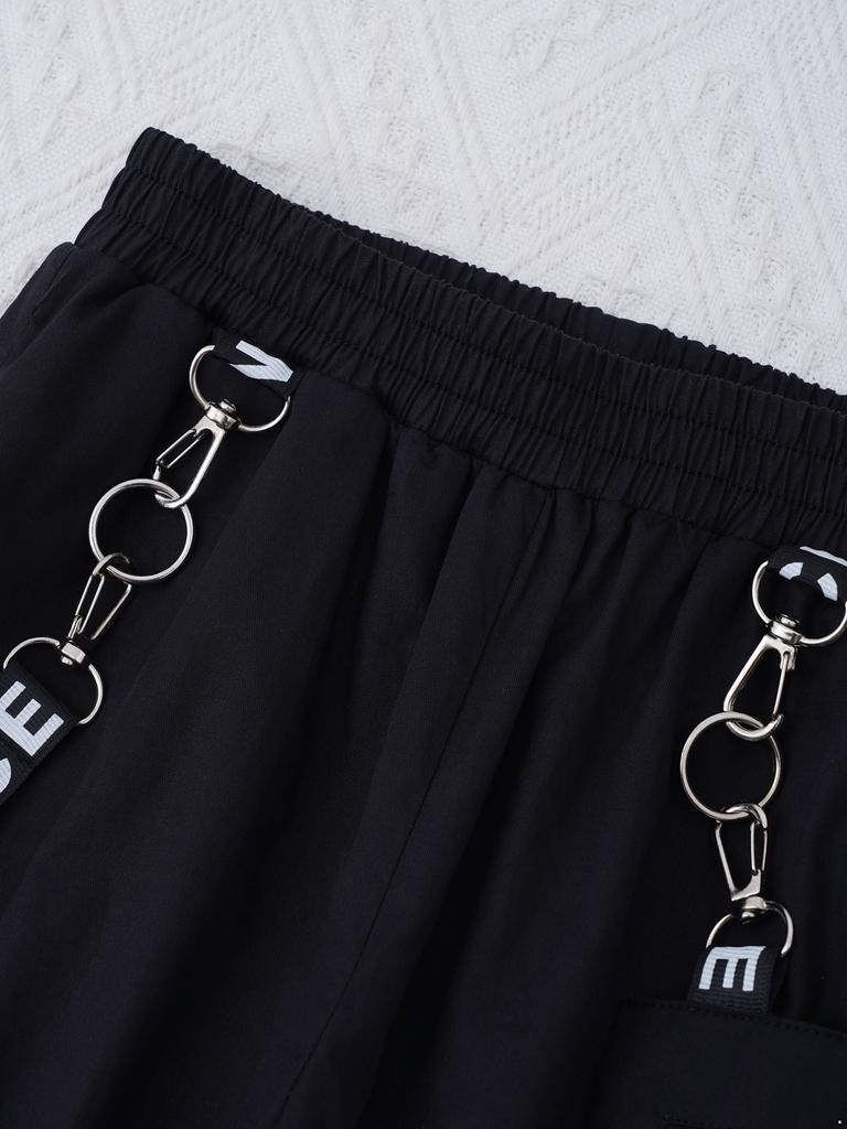 Танцевальные костюмы для девочек из 3 предметов, сетчатые рубашки с длинными рукавами в стиле джаз, хип-хоп и укороченные топы на бретелях, брюки, спортивная одежда