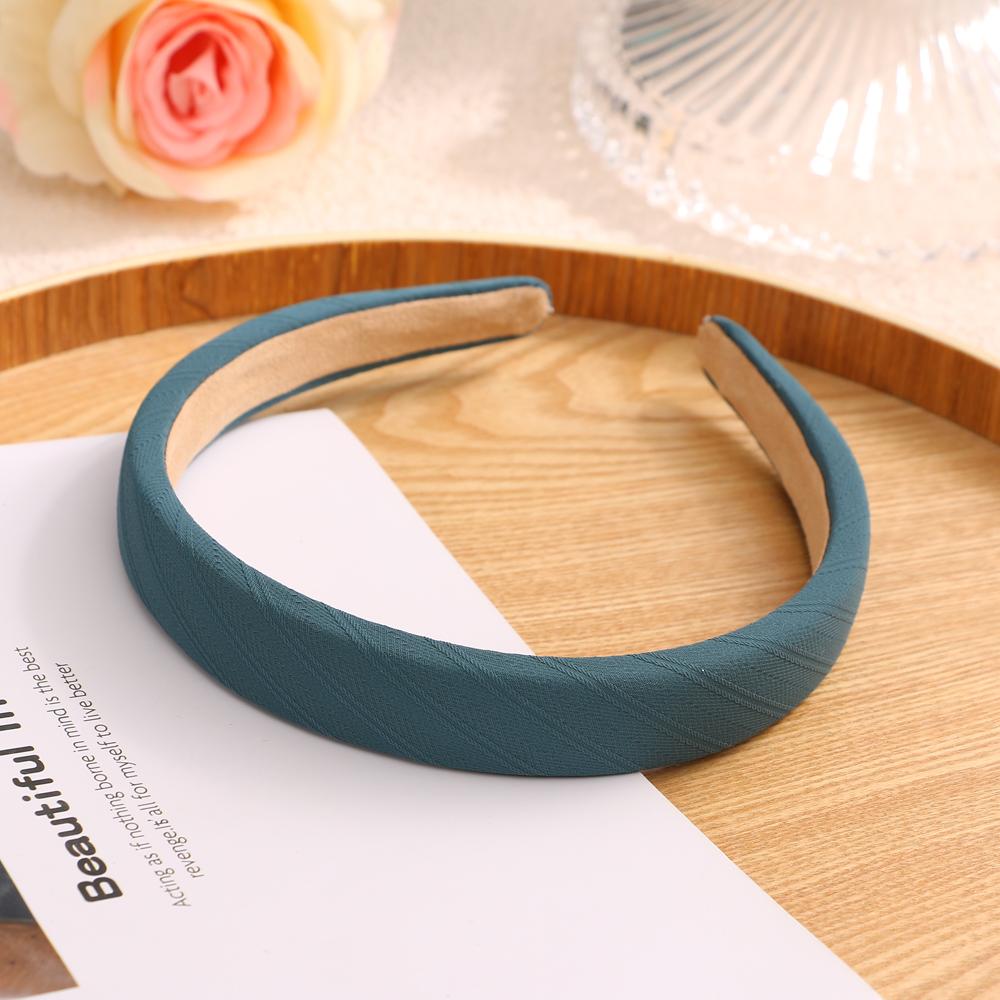 Простая утолщенная повязка для волос, однотонная разноцветная повязка на голову для девочек, корейская свежая повязка на голову, женские модные аксессуары для волос