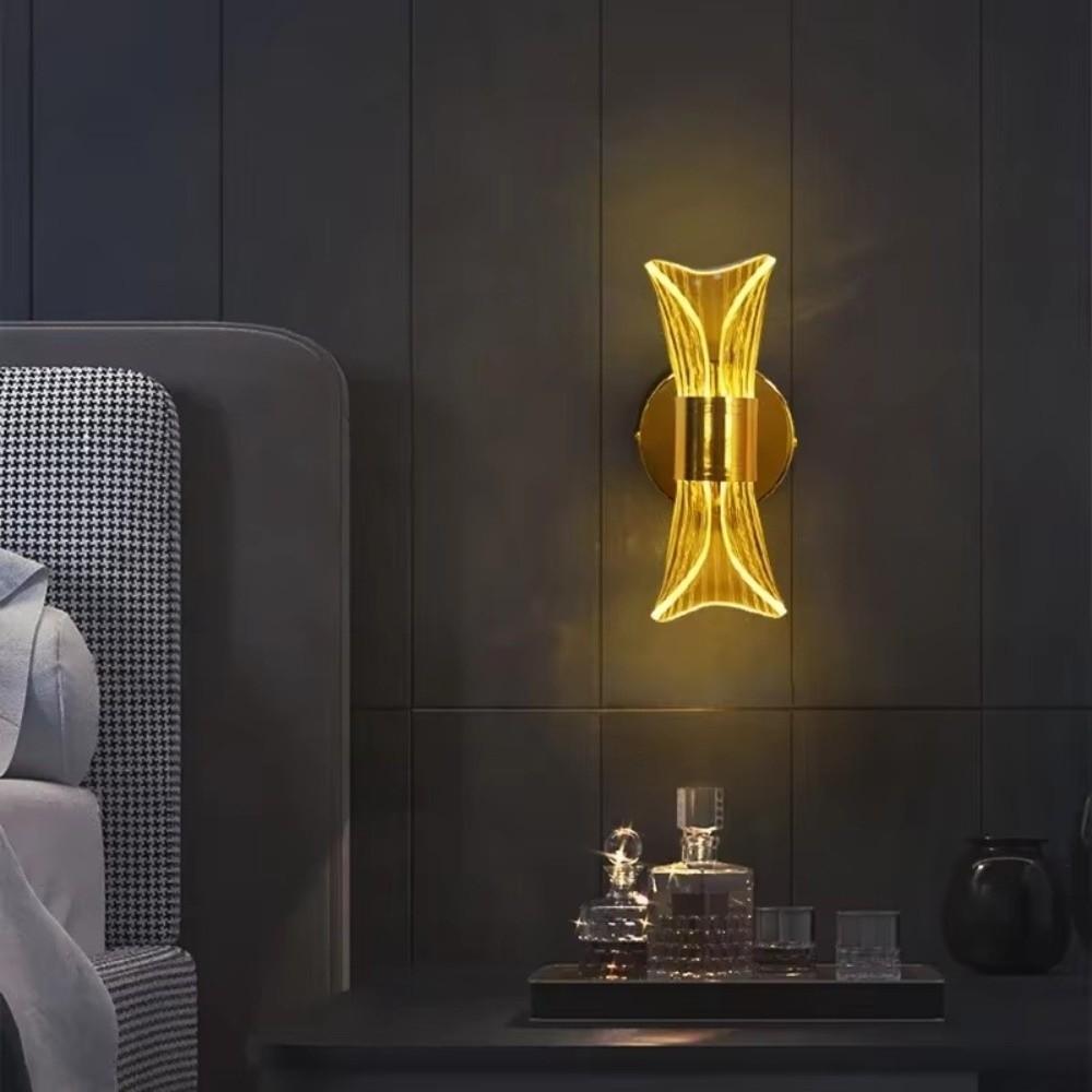 Диммируемая прикроватная лампа Роскошный скандинавский настенный светильник Современные лампы для внутренней отделки Настенное украшение