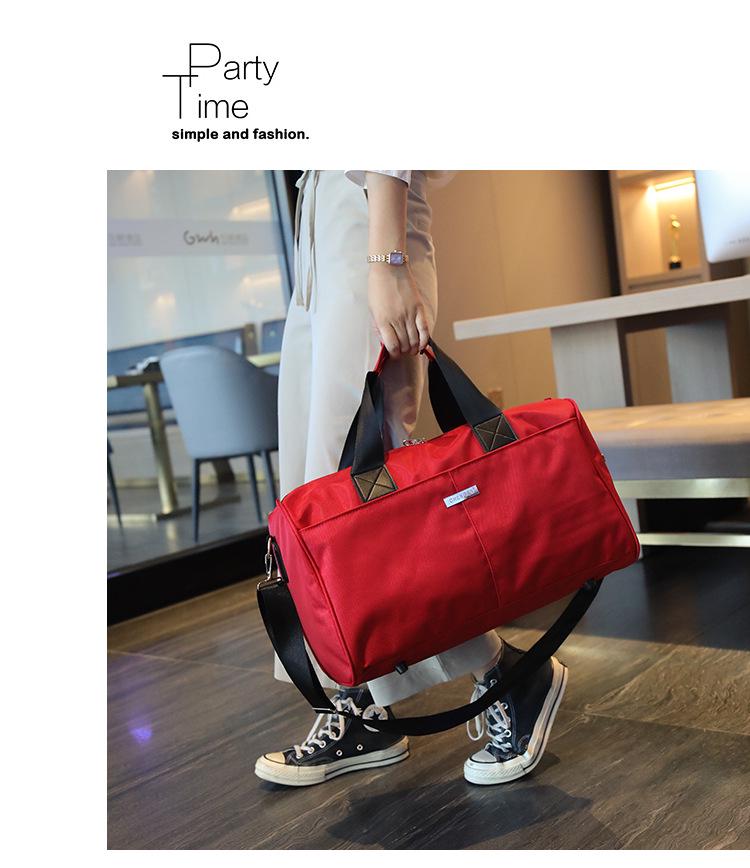 Мужская водонепроницаемая дорожная сумка из ткани Оксфорд — легкая, вместительная, спутник на короткие расстояния