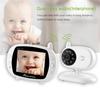 2.8 Inch LCD Display SP850 VOX Music Control Baby Monitor Nanny Camera Temperature Display Babysitter EU Plug