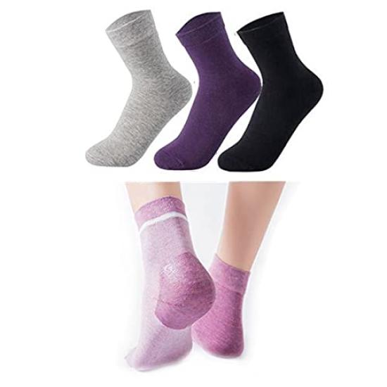 Sweetimes Heel Moisturizing Socks for Smooth Cracked and Callus 149 Heels, Heels, Care, 3-Color Set, No. (Women's)