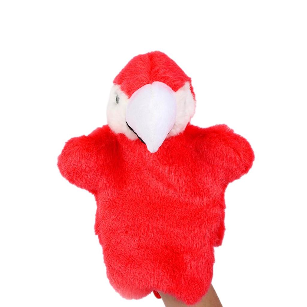 ENN LLC Кукла-марионетка, Ручная кукла, Плюшевая игрушка, Кукла-чревовещатель, Перчаточная кукла, Кукла-животное (Попугай)