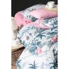 Double Duvet Cover Set with Fitted Sheet Palmiye/double-sided,palmiye
