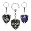 The Legend of Zeldas Pendant Keyring for Men Women Vintage Triforce Triangle Amulet Key Chain Cosplay Party Jewelry Gifts