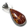 Natural Noreena Jasper Gemstone 925 Sterling Silver Gift Pendant 2.40" B1d90