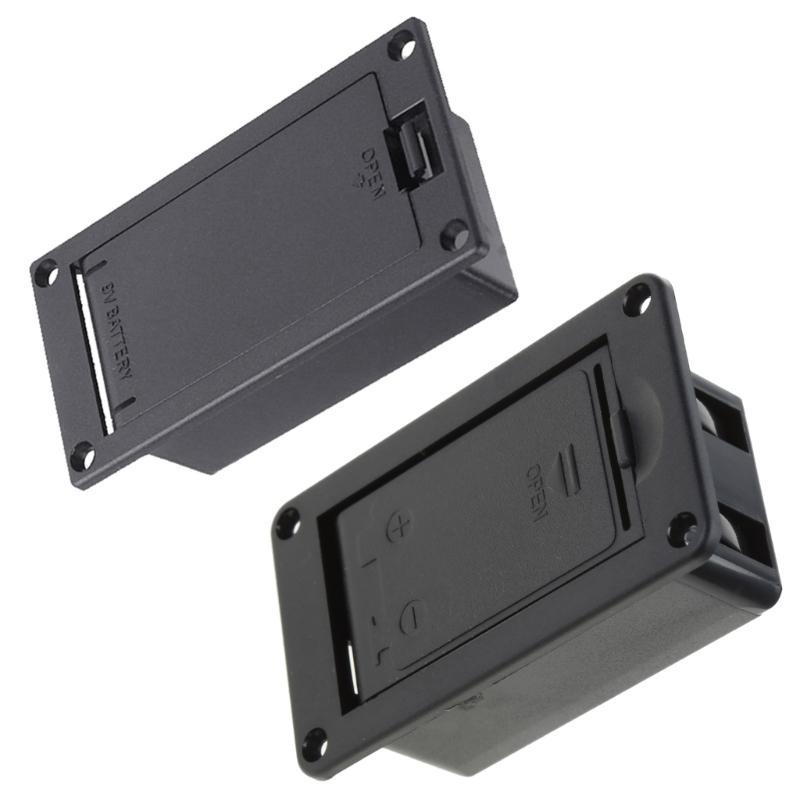 Battery Case Box 9V Battery Compartment for Electric Guitar Bass Accessories