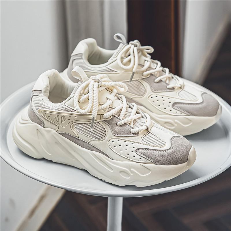 Форма скалы ретро папины кроссовки амортизирующие мягкие кроссовки на толстой подошве увеличивающие рост повседневные спортивные кроссовки модные крутые