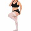 Plus Size Female Lace Stockings with Anti-slip Black Over Knee Silk High Long Tube Socks for Women Girl Office Lady