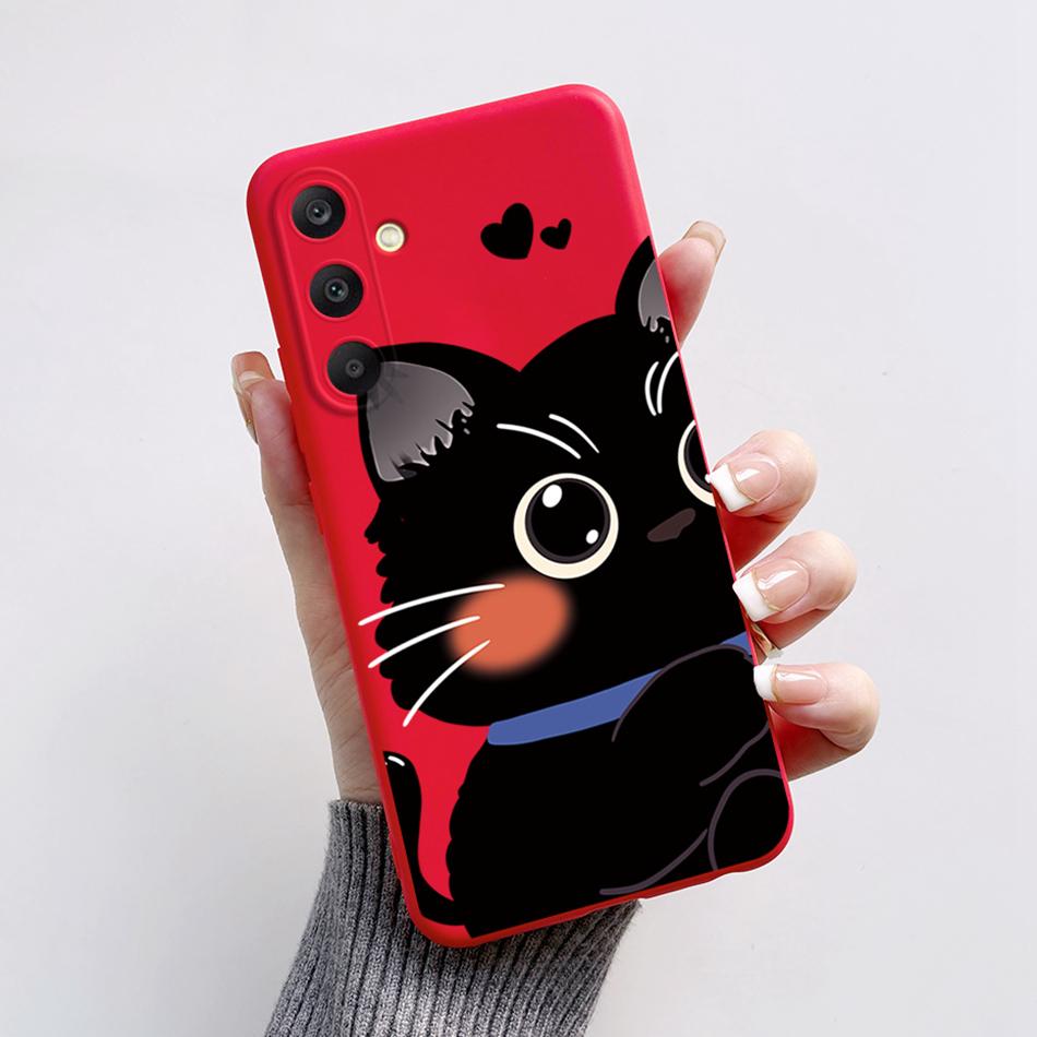 Для Samsung Galaxy A25 2023 Чехол SM-A256B Обложка Астронавт Мягкий Силикон Funda Для Samsung A55 A35 A25 5G A 25 Защита Бампер