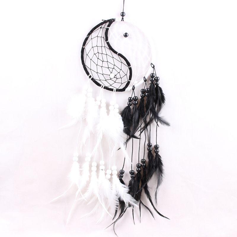 Traditional Dream Catcher Yin Yang Shape Long Home Decoration