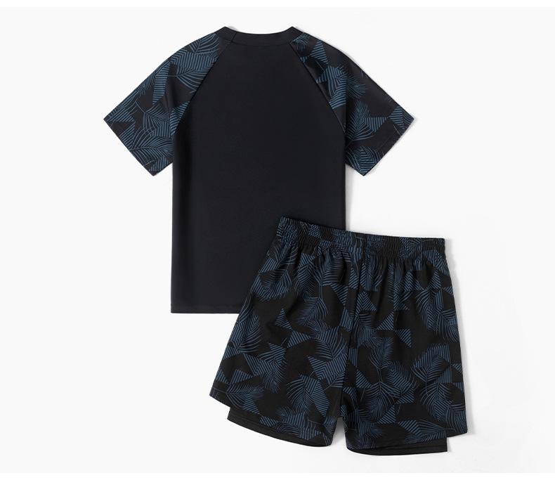 Комплект детского купальника для мальчиков больших размеров 2024: Раздельные плавки для подростков