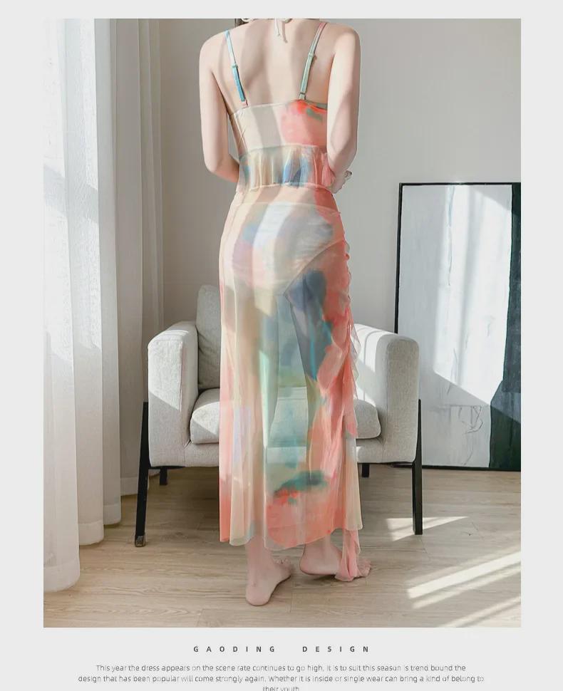 Женский раздельный купальник бикини 2025 - Стиль интернет-знаменитости для курортов и горячих источников