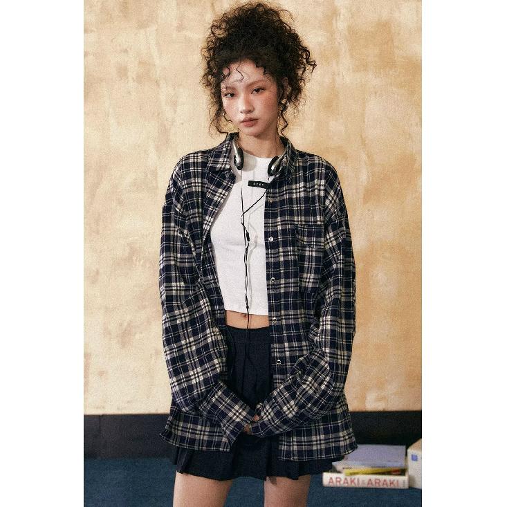 Рубашка с длинным рукавом с буквенным принтом 2024 года в японском стиле в стиле Гонконга, свободная рубашка для мальчиков, летнее модное универсальное повседневное пальто