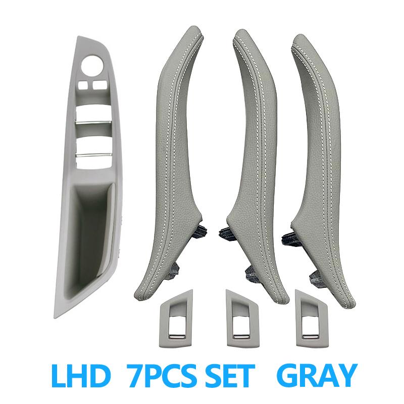 LHD RHD 6 цветов 7 шт. кожаные ручки для межкомнатных дверей замена для BMW 5 серии F10 F11 F18 520 523 525 528 530