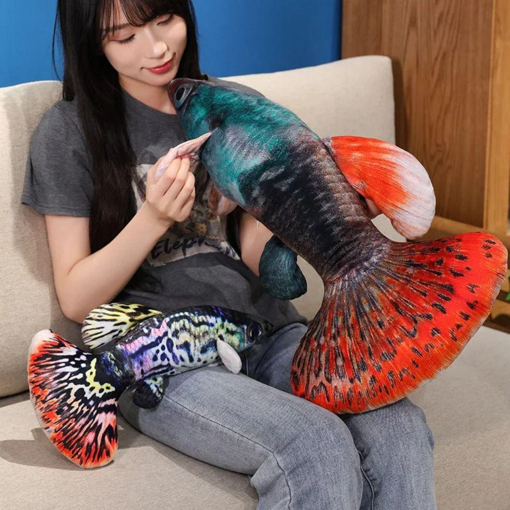 Cartoon Cartoon Fish Stuffed Doll Stuffed Animal Fish Anime Pillow Dolls Home Decoration