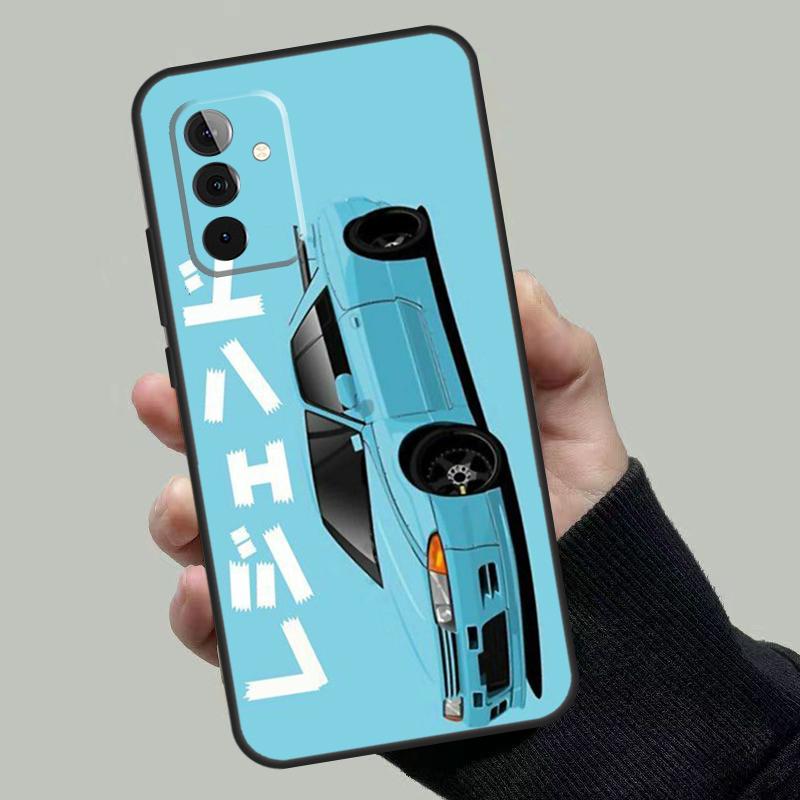 Чехол JDM Tokyo Drift Sport Car для Samsung Galaxy A06 A16 A26 A36 A56 A53 A32 A52 A33 A13 A55 A35 A15 A14 A34 A54 A17