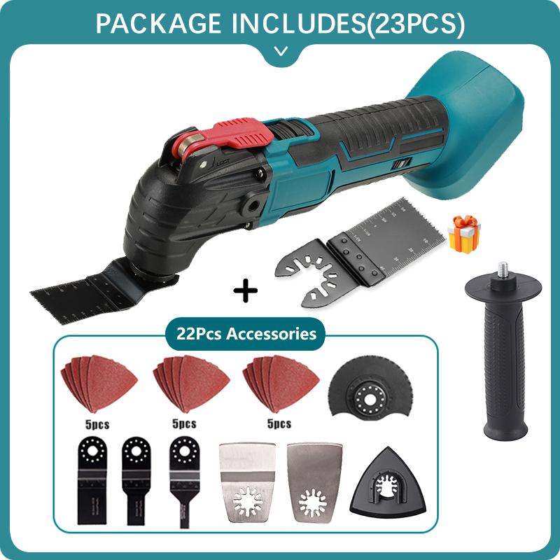 Электрический беспроводной осциллятор 170 Вт, домашняя обрезная пила, многофункциональный триммер/лопата/режущая пила, инструменты для батареи Makita 18 В/21 В