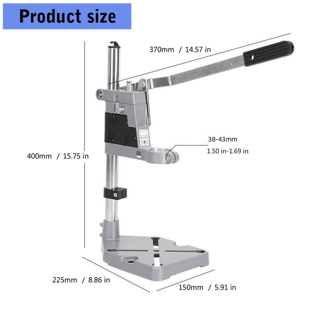 Drill Press Stand Electric Drill Holder Benches Clamp Support Tool for Hand Drill Workstations Workbench Repair Tool