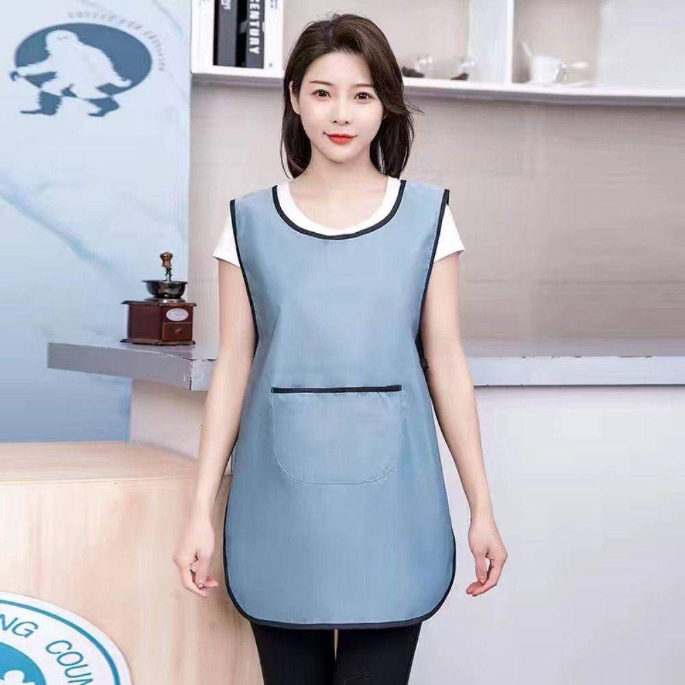 Парикмахерский фартук с защитой от обрастания, большие карманы, фартук для парикмахера, жилет, парикмахерский фартук, халат для мужчин