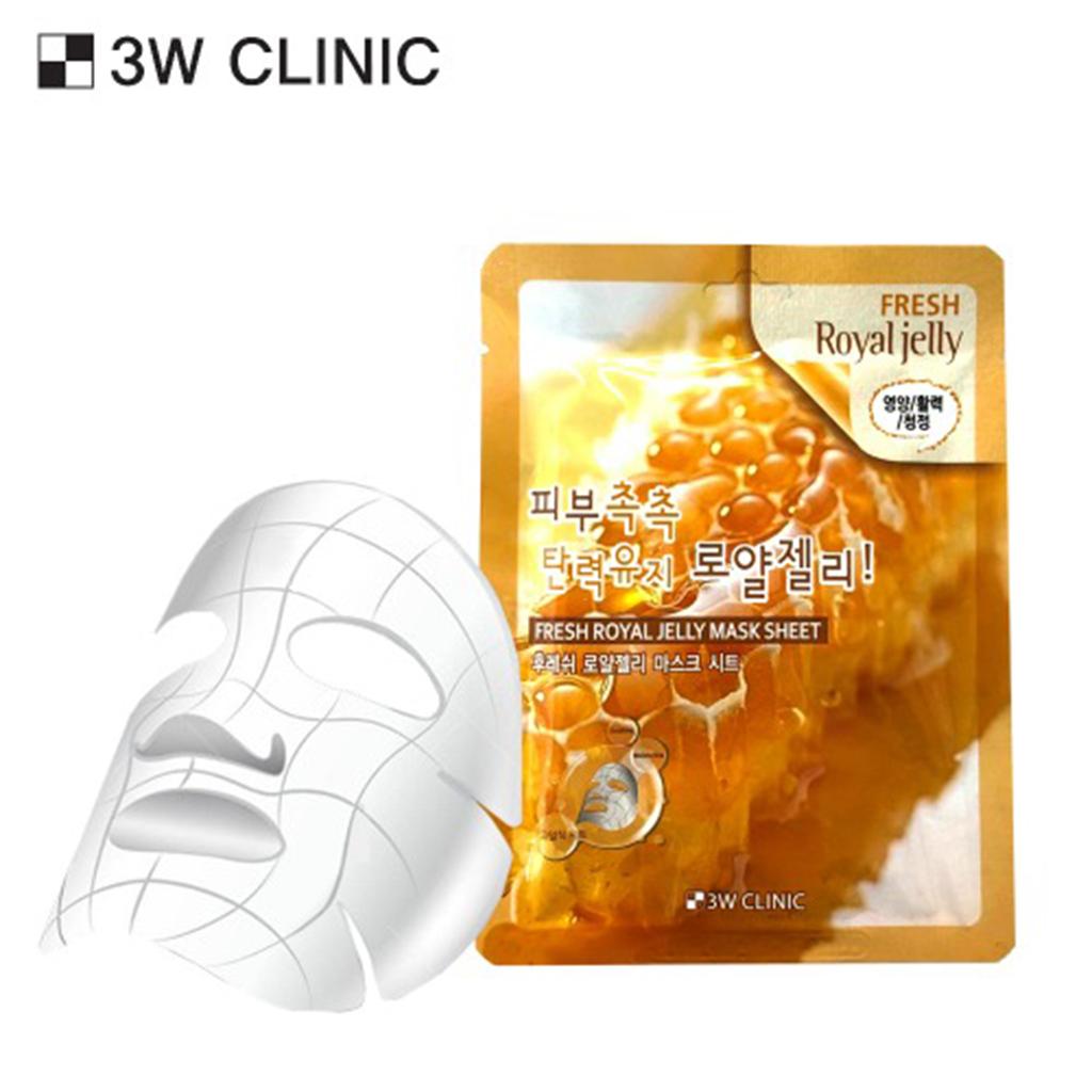 3w Clinic Fresh Royal Jelly Mask Sheet (3 Options)