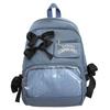 Bow Student School Bag Women's College Style Backpack Large Capacity Backpack