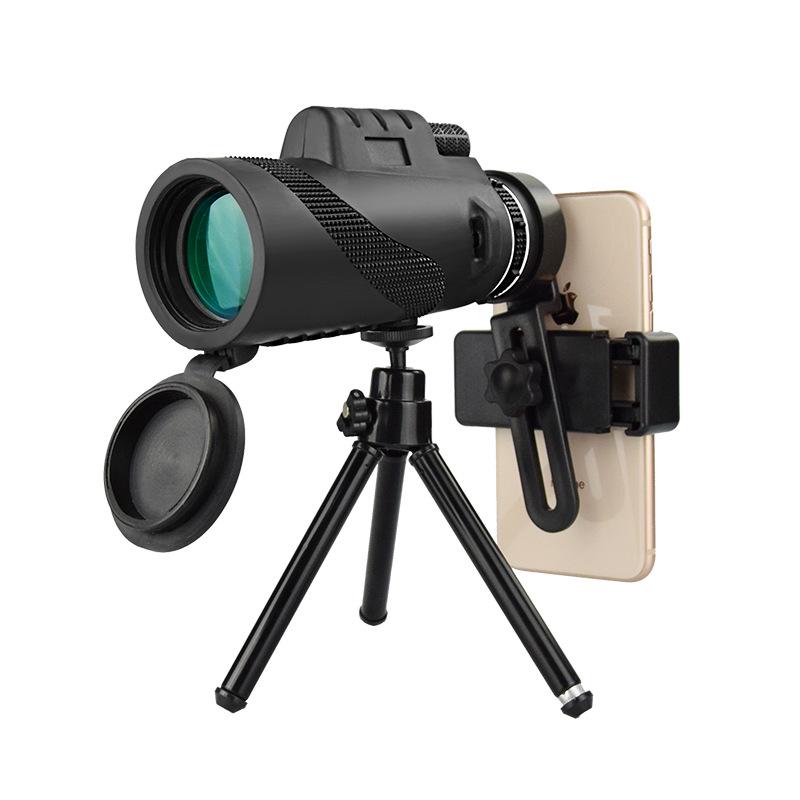 40x60 HD Monocular Telescope with Low Light Night Vision and High Magnification