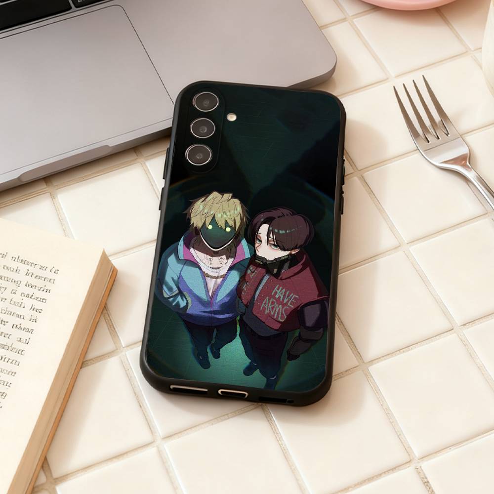 Чехол для телефона Anime M-Milky S-Subway для Samsung Galaxy A73, A72, A71, A70, A53, A52, A51, Других Мягкий черный корпус