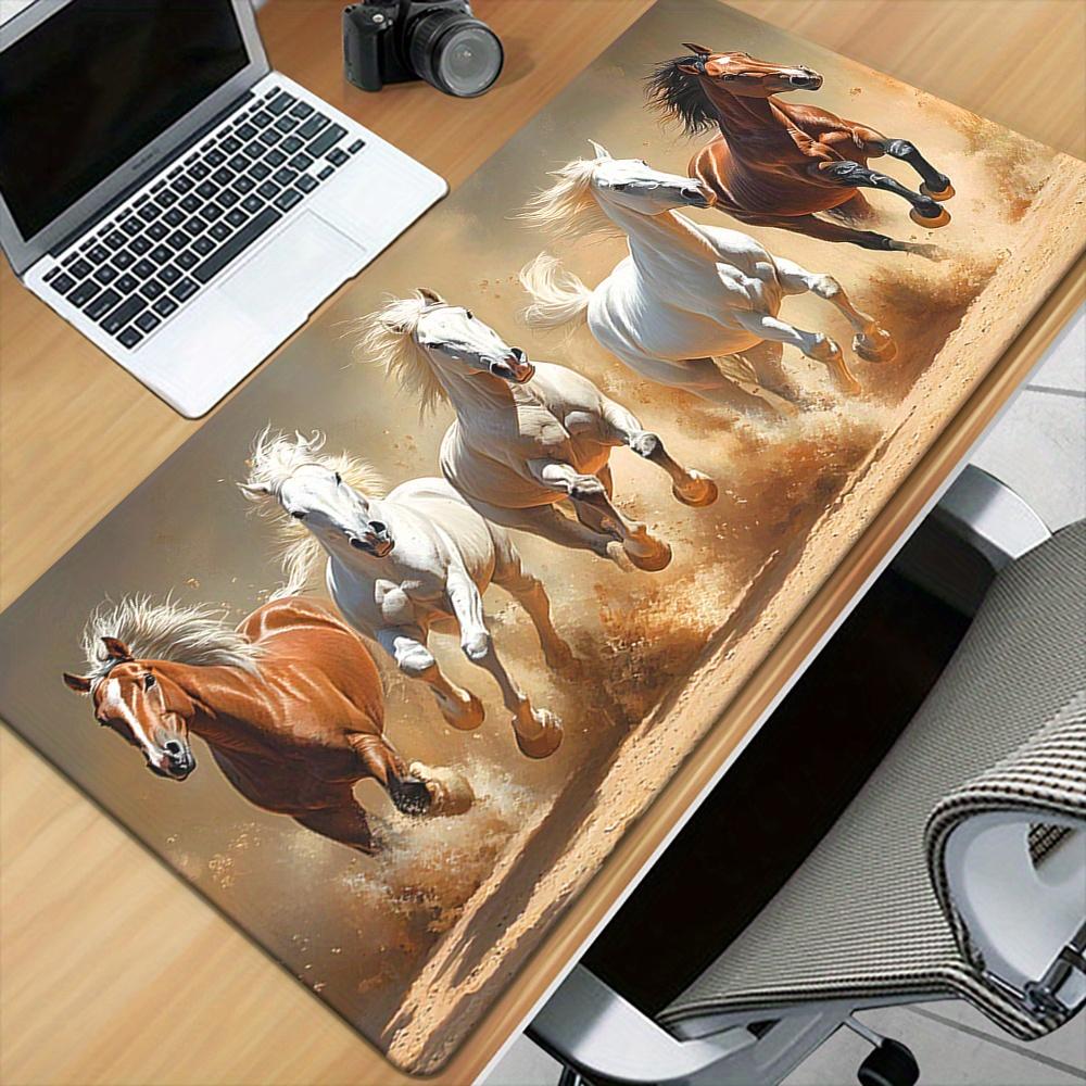 Large Gaming Desk Mat Mouse Pad Cloth Surface Non Slip Rubber Base for PC Laptop Keyboard Office Setup