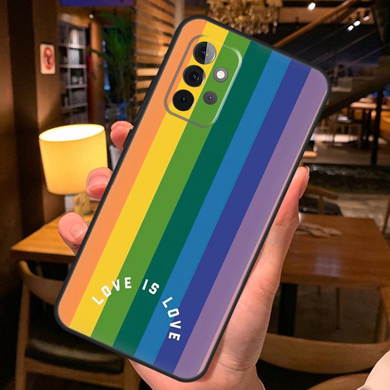 LGBT Pride Love Case For Samsung Galaxy A54 A34 A14 A52 A32 A12 A13 A33 A53 A15 A16 A36 A56 A26 A06 A35 A55