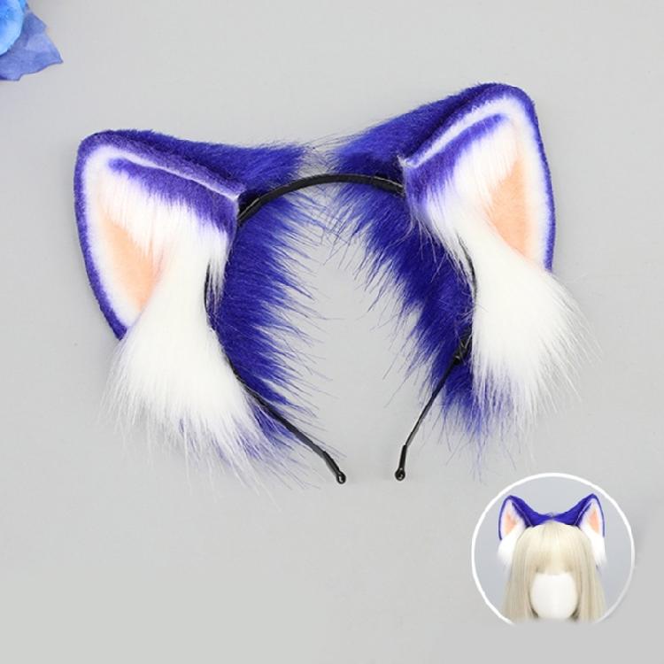 Пушистые Аниме Экспо Звериные Ушки Ободок для Волос для Женщин Ролевая Игра Горничная Повязка на Голову Костюм для Вечеринки Девушка Анимация Укладка Волос Повязка для Волос