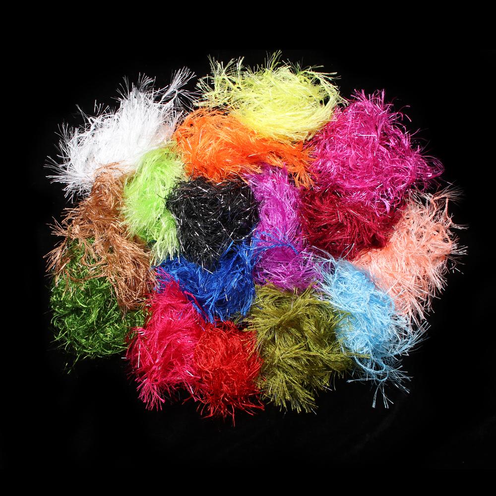 2M/Pack Predator Hackle односторонний синель Predator Hackle материал для вязания мушек для стримеров форель щука маскинги хищники рыболовные приманки