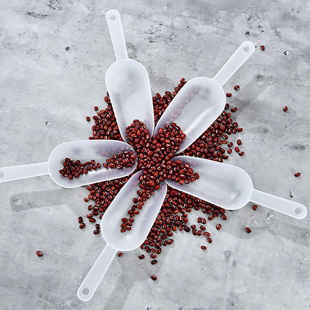 Пластиковая лопатка для льда Лопатка для матовых рисовых зерен Мерные ложки Десертный буфет Кофе Чай