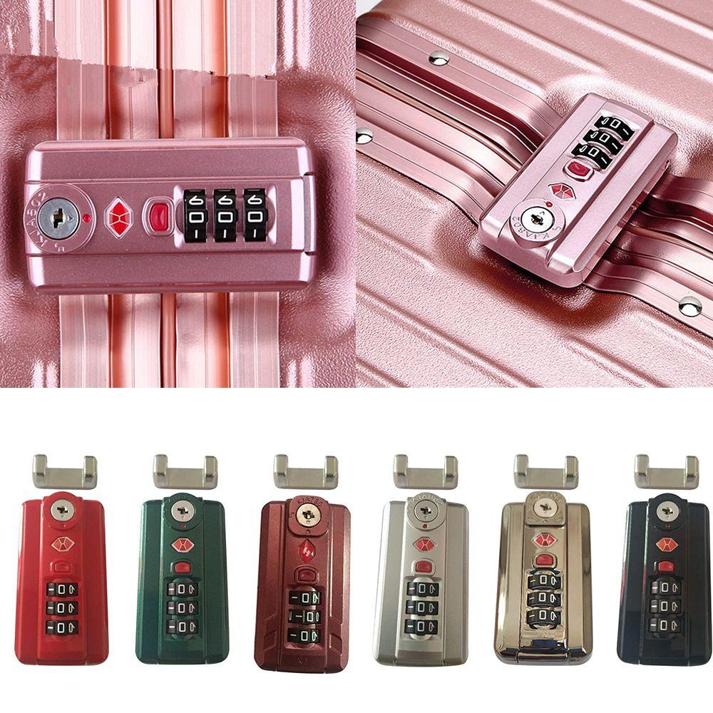 Кодовый замок для чемодана, багажа, 3-значный кодовый замок, таможенный парольный замок