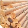 Anti-Corrosion Pine Solid Round Wood Beam - 4m Length